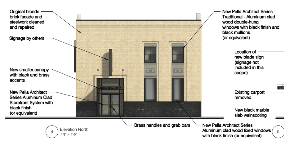  3929 Lorain Ave 3d render of front elevation